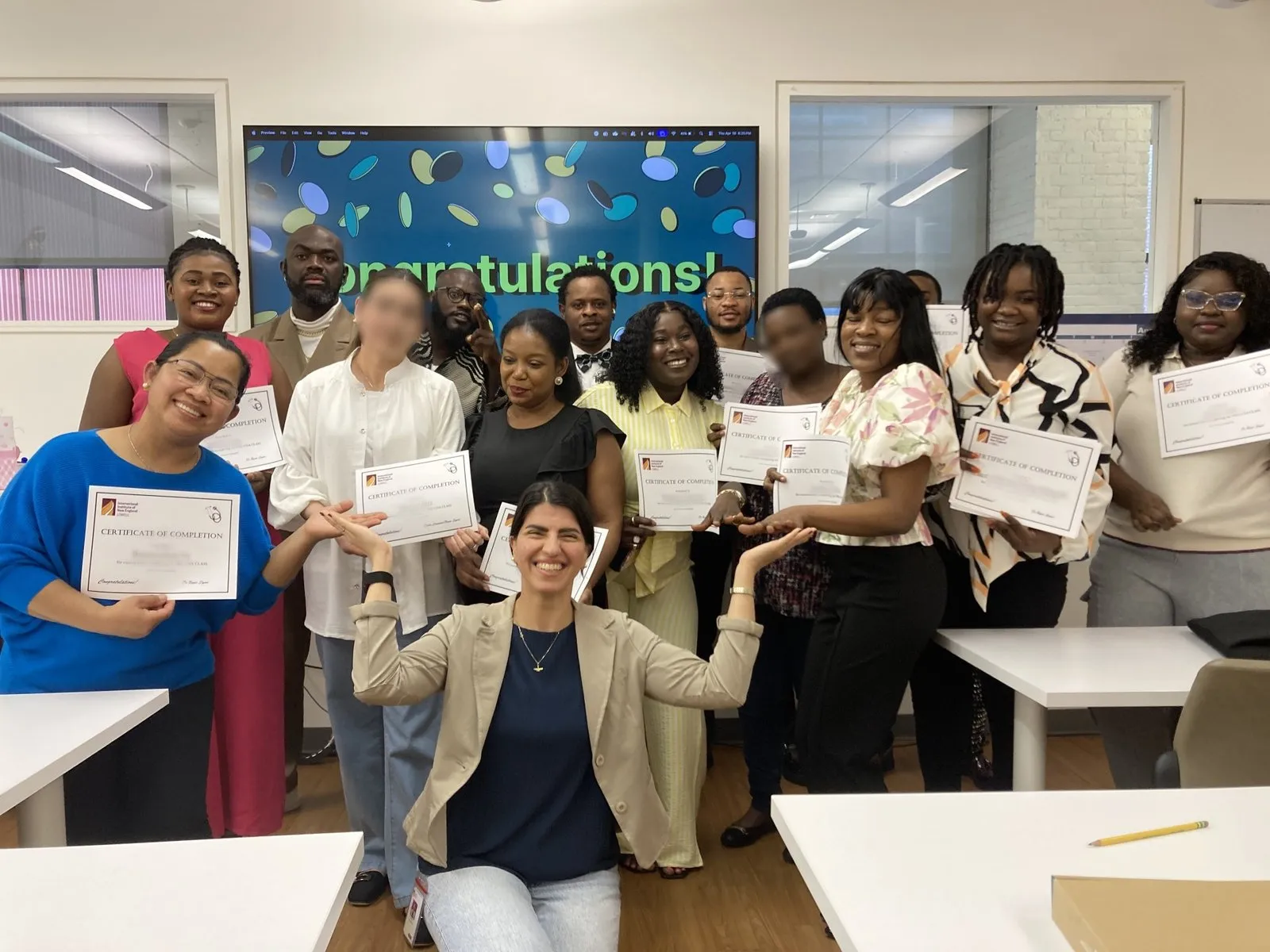 Pre-CNA graduation at the International Institute of New England in Lowell, MA